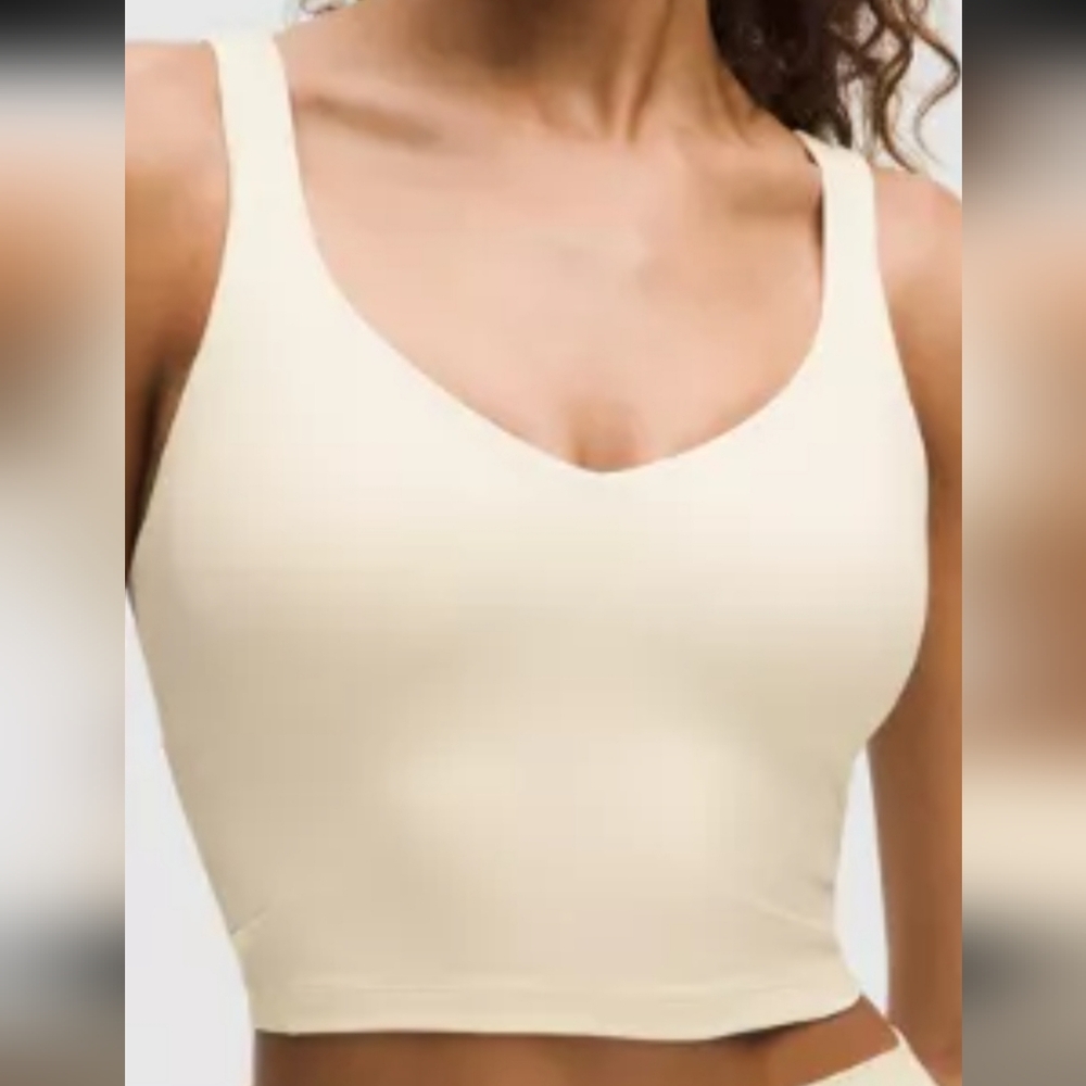 Lululemon Athletica Beige Tank Top